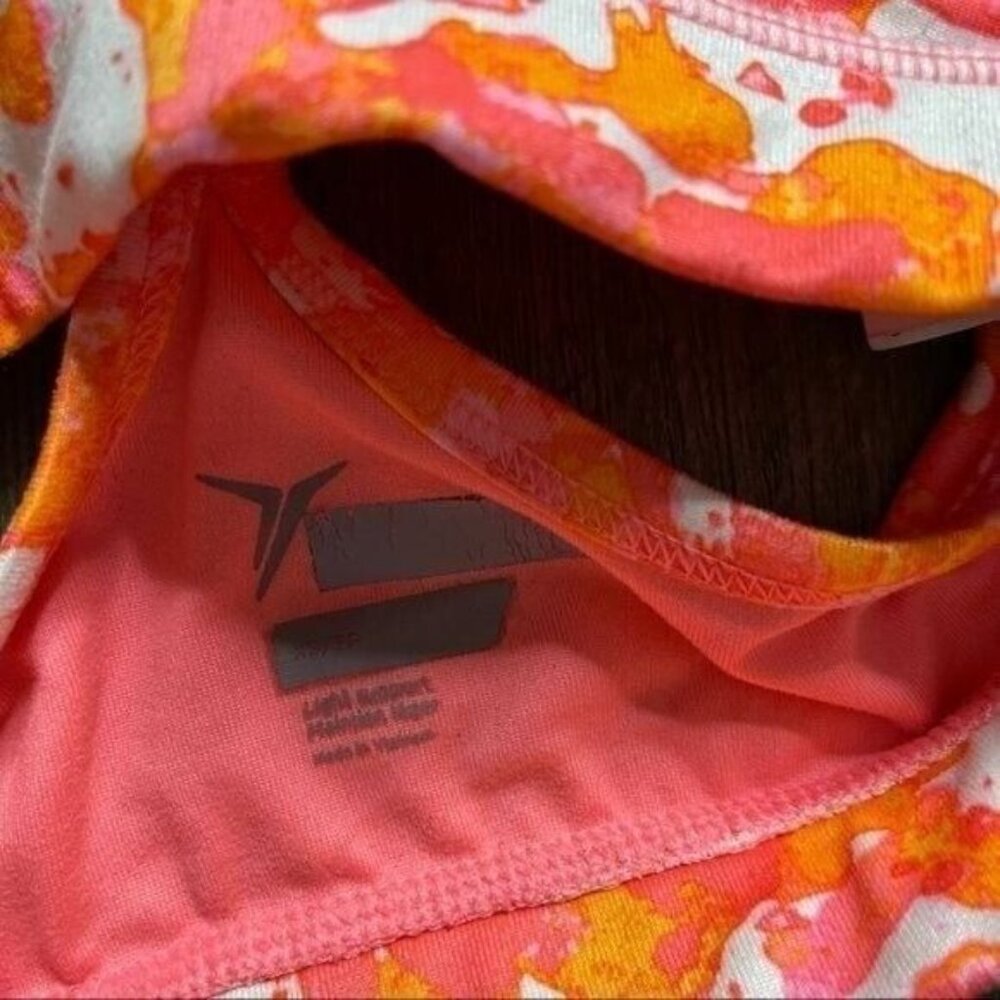 Old Navy Orange & White Light Support Sports Bra Size XS - Picture 9 of 9